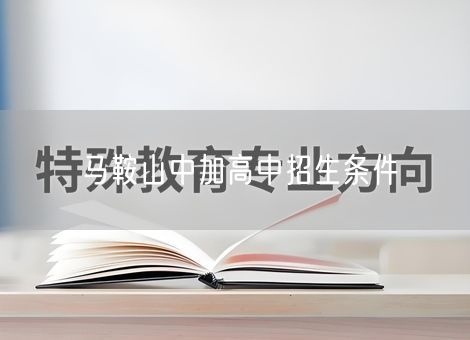 马鞍山中加高中招生条件 马鞍山中加高中招生条件