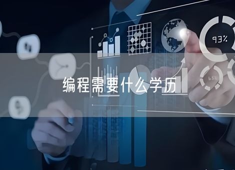 编程需要什么学历 编程需要什么学历