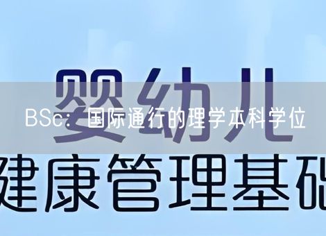 BSc:国际通行的理学本科学位 BSc:国际通行的理学本科学位