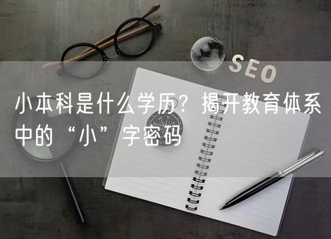 小本科是什么学历？揭开教育体系中的“小”字密码