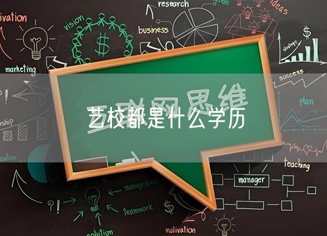 艺校都是什么学历