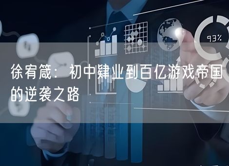 徐宥箴:初中肄业到百亿游戏帝国的逆袭之路 徐宥箴:初中肄业到百亿游戏帝国的逆袭之路