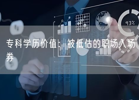 专科学历价值:被低估的职场入场券 专科学历价值:被低估的职场入场券
