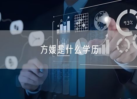 方媛是什么学历 方媛是什么学历