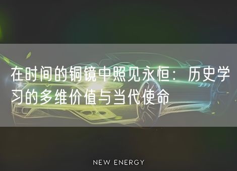 在时间的铜镜中照见永恒：历史学习的多维价值与当代使命
