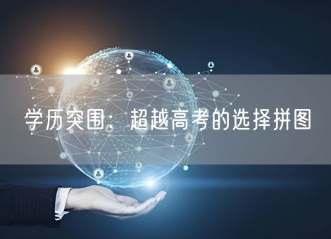 学历突围：超越高考的选择拼图